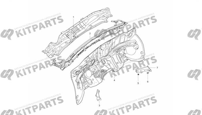 Панель моторного отсека Lifan