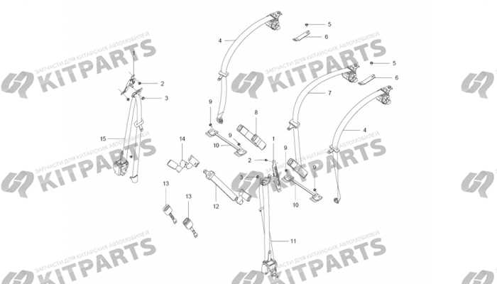 Ремни безопасности Lifan