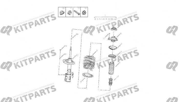 Передний амортизатор [JLD-4G24] Geely