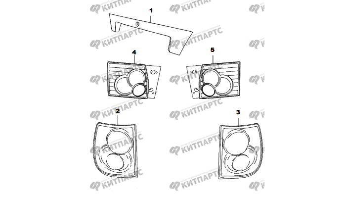 Фонари Chery Amulet (A15)