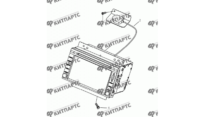 Магнитола DVD Geely Emgrand (EC7)