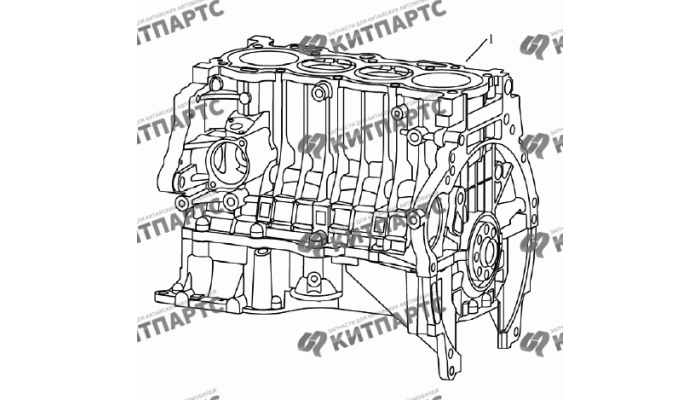 Блок цилиндров в сборе Geely